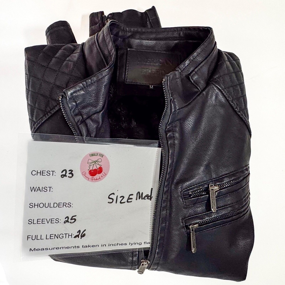 American Breed Men's black Faux Jacket - Picture 3 of 5